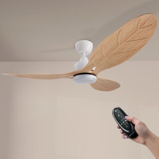 Ventoinha de Teto LED White Aras CCT