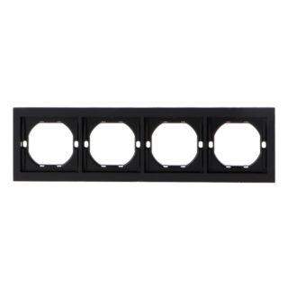 Moldura PC 4 Módulos CC-CL Preto