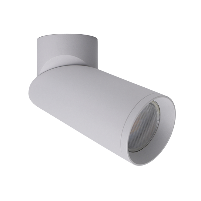 Foco orientável ONOFRE 1xGU10 Alt.15,5xD.6cm branco