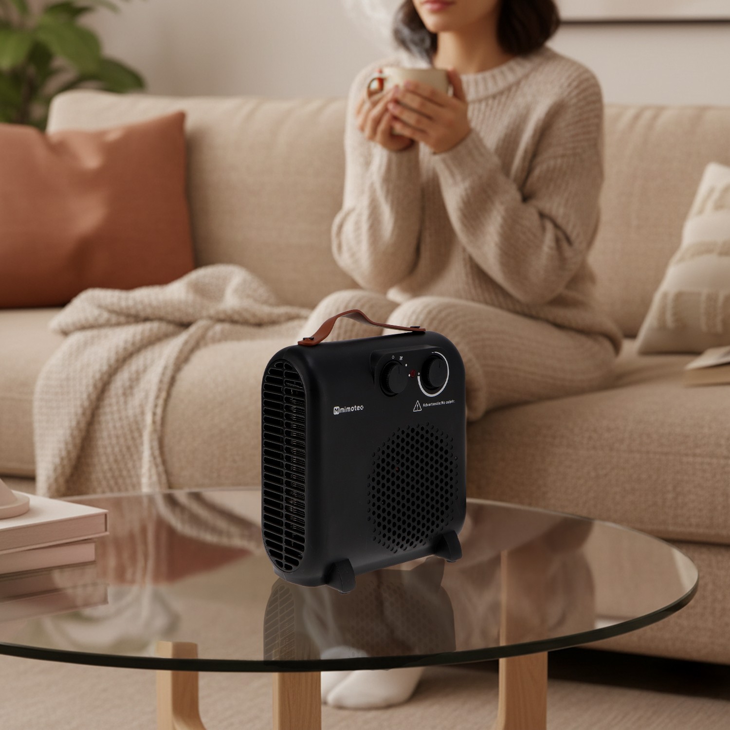 Aquecedor Elétrico Black Compact 2000W