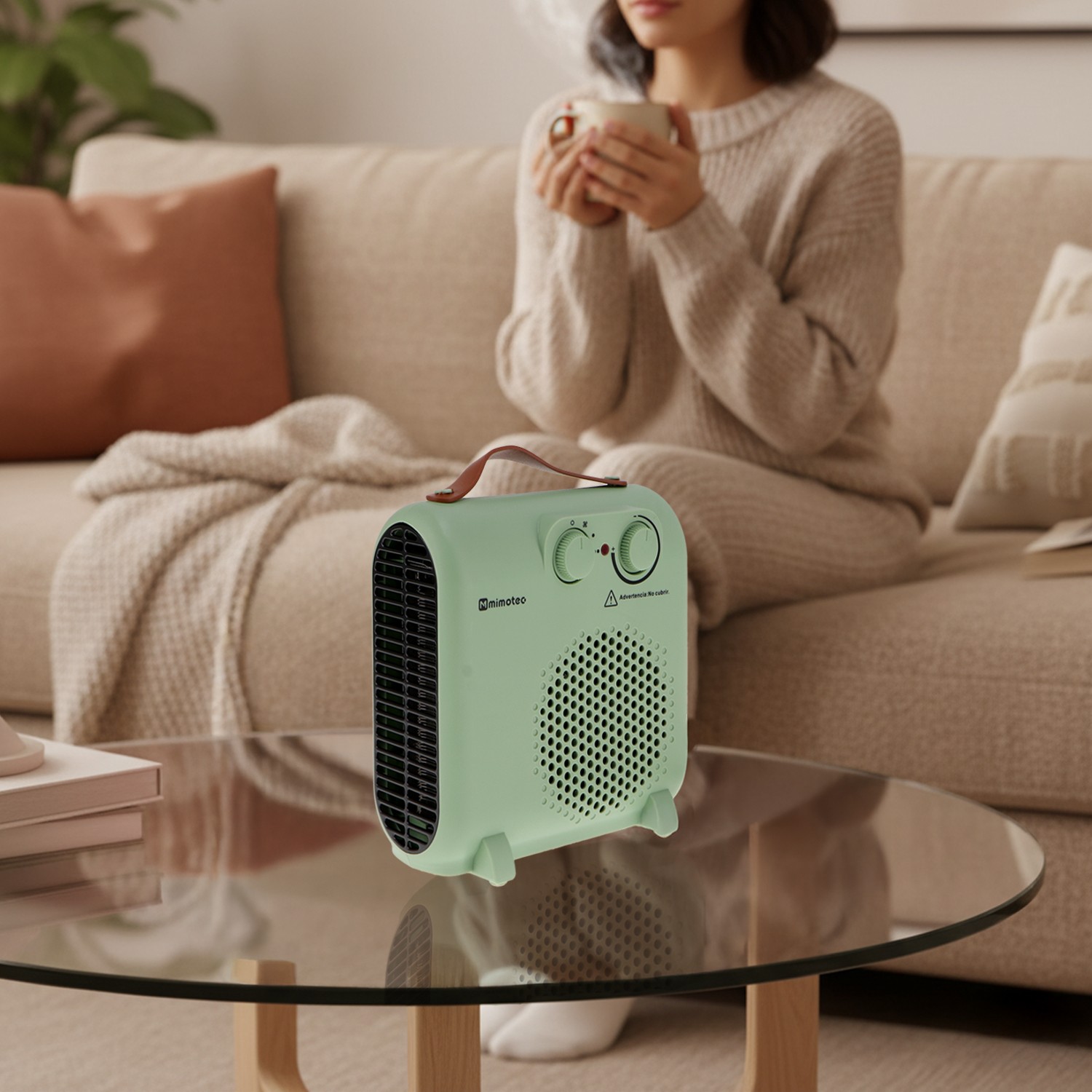 Aquecedor Elétrico Green Compact 2000W - Image 2