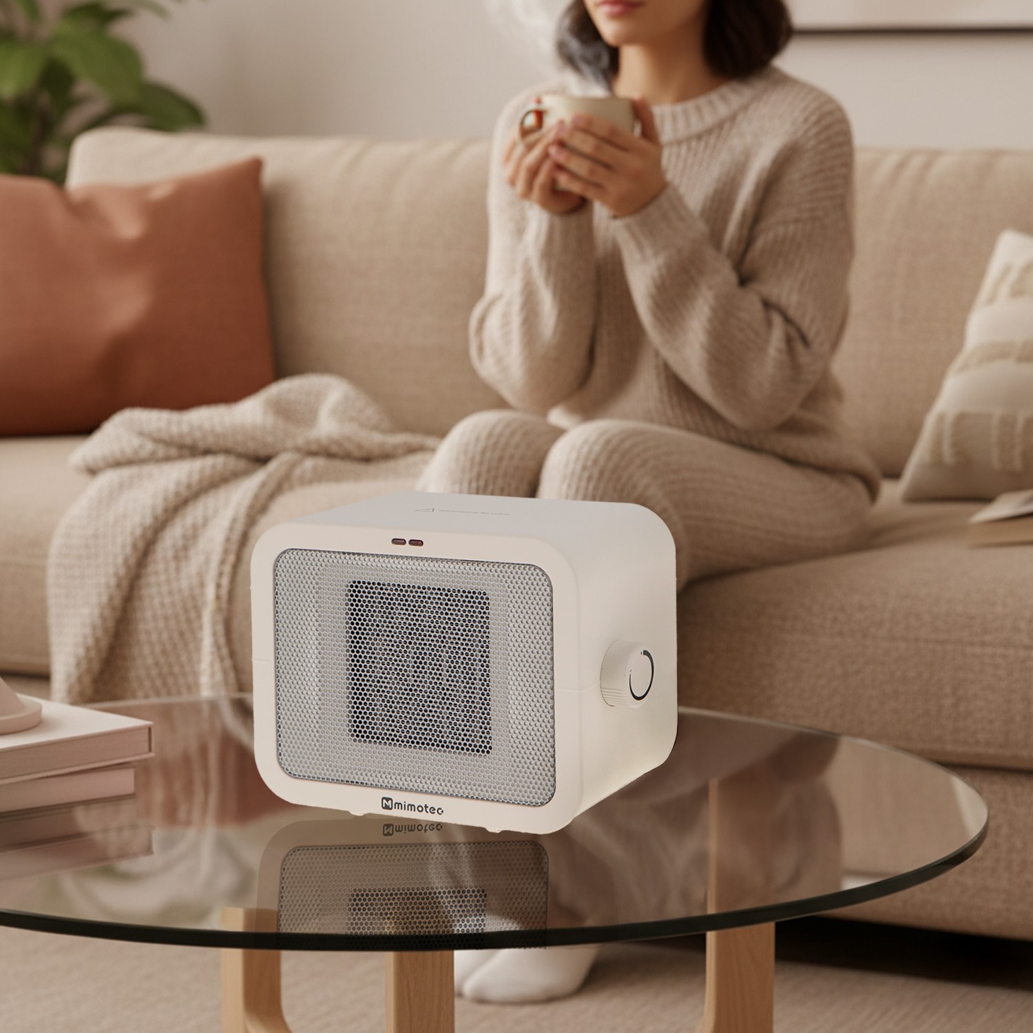 Aquecedor cerâmica White Broken Scatola 1500W