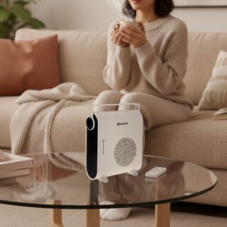 Aquecedor cerâmica White Hearth 2000W