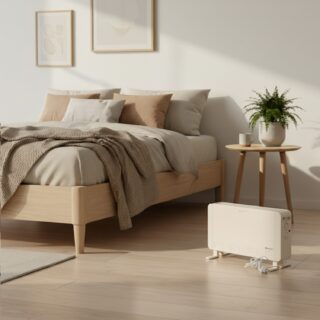 Radiador Convetor Elétrico Branco Com Equação Quebrada 2000W