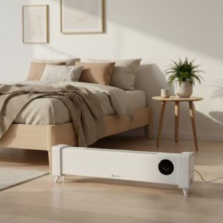 Radiador Convector Elétrico Branco Guanx 2000W