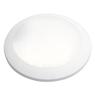 Plafond UMBERTA 2xE27 IP66 Alt.9,4xD.35cm resina branca