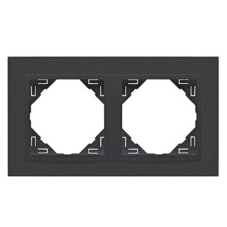 Espelho duplo LOGUS 90 cinza/cinza