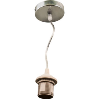 Armação para suspensão SUSP 1xE27 Alt.Reg.xD.10cm cromado