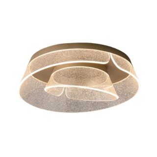 Plafond LED CAMILLE CCT 30W 630lm 2700K/4000K/6000K D.50cm Dourado