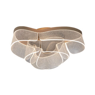 Plafond CAMILLE CCT 60W LED 1700m 2700K/4000K/6000K D.70cm Dourado