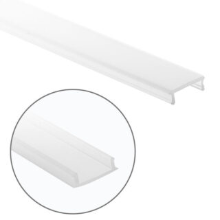 Difusor acrílico para calha de fita LED AL003, AL004 e AL041