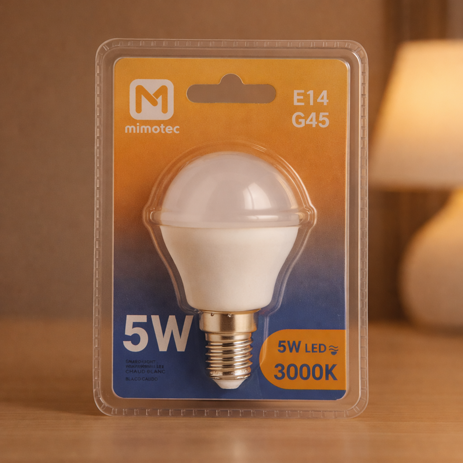 Lâmpada Led E14 G45 5W 6500K