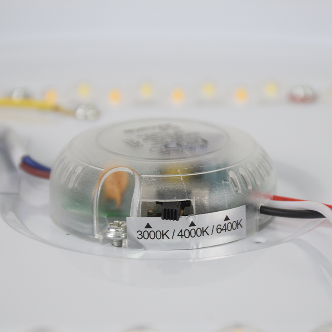 Plafond LED Surf Modern LED 18W CCT 1850lm Alt.5xD.33,5cm branco - Image 2
