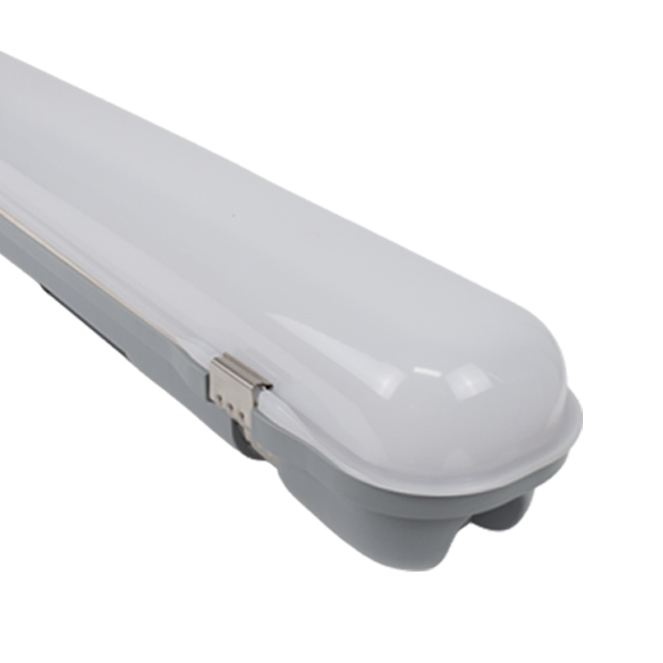Armadura estanque LINESTA X2 D 150cm IP65 48W LED 5200lm 6400K C.150xL.7,4xAlt.7,5cm cinzento