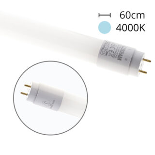 Lâmpada G13 T8 Tubular VALUE LED 60cm 9W 4000K 900m 270°