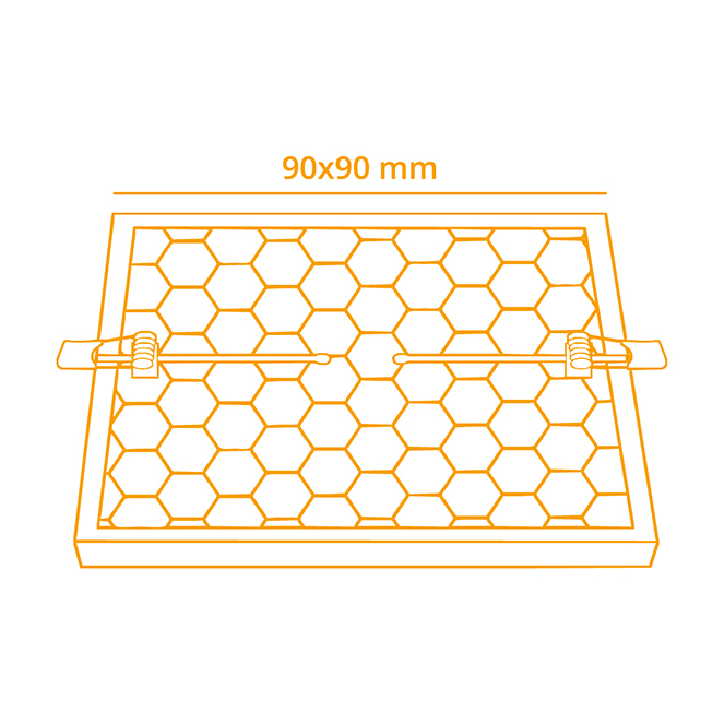 Foco de encastrar RUPIA CCT quadrado 10W LED 1000lm 3000-4000-6500K C.9,2xL.9,2xAlt.2cm branco - Image 4