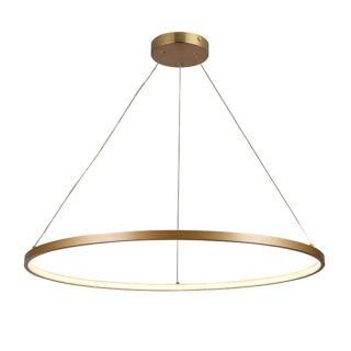 Suspensão SELMA 36W LED 3CCT 1100lm D.80cm dourada
