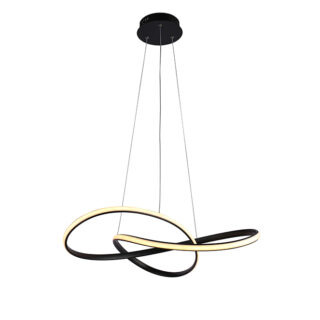Suspensão SAMIRA 40W LED 3CCT 1700lm D.60cm preto