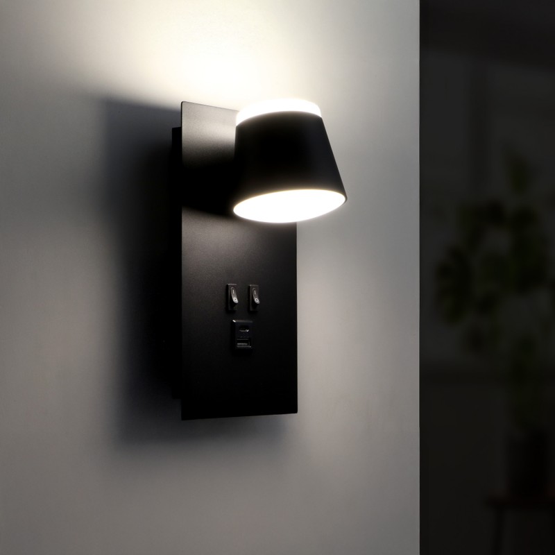 Aplique de Parede LED Ajustável Black Down 17W 4000K - Image 3