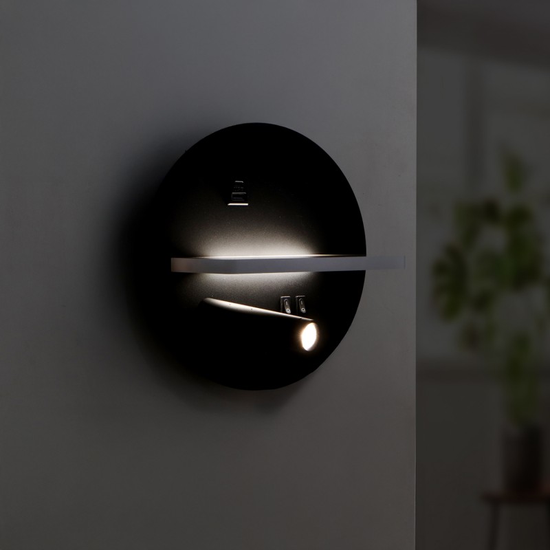 Aplique de Parede LED Ajustável Black Prix 13W 4000K - Image 3