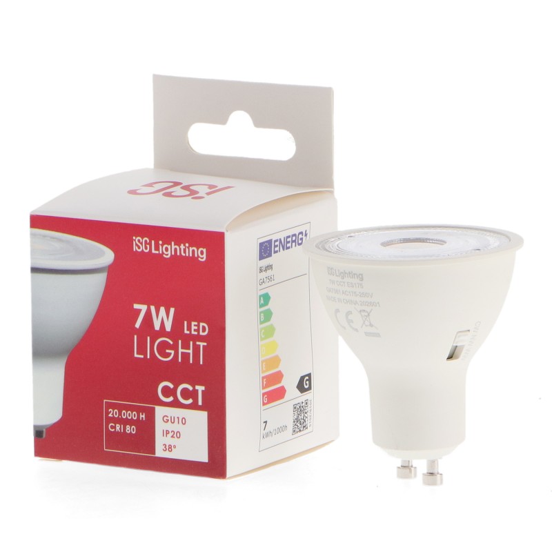 Lâmpada LED GU10 Smd Plus 7W 38º CCT