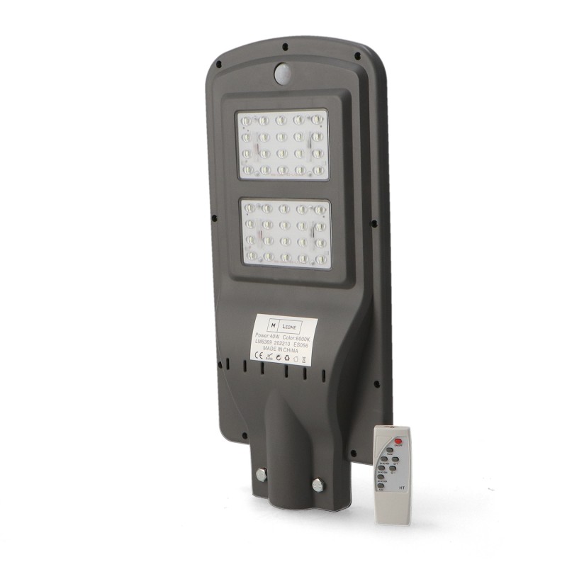 Luminária Solar LEDpara Iluminação Pública 40W com Sensor