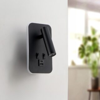 Aplique de Parede LED Ajustável Black Bruve 10W 4000K