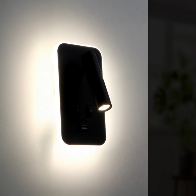Aplique de Parede LED Ajustável Black Bruve 10W 4000K - Image 3