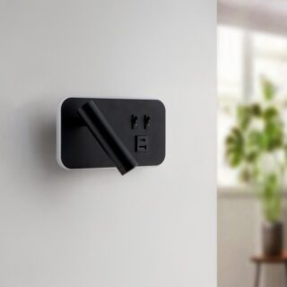 Aplique de Parede LED Ajustável Black Square 10W 4000K