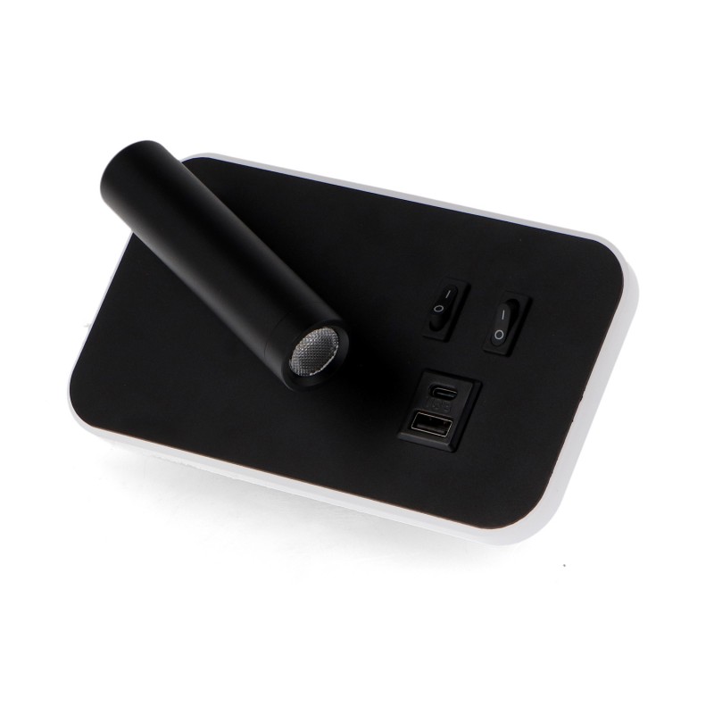 Aplique de Parede LED Ajustável Black Square 10W 4000K - Image 4