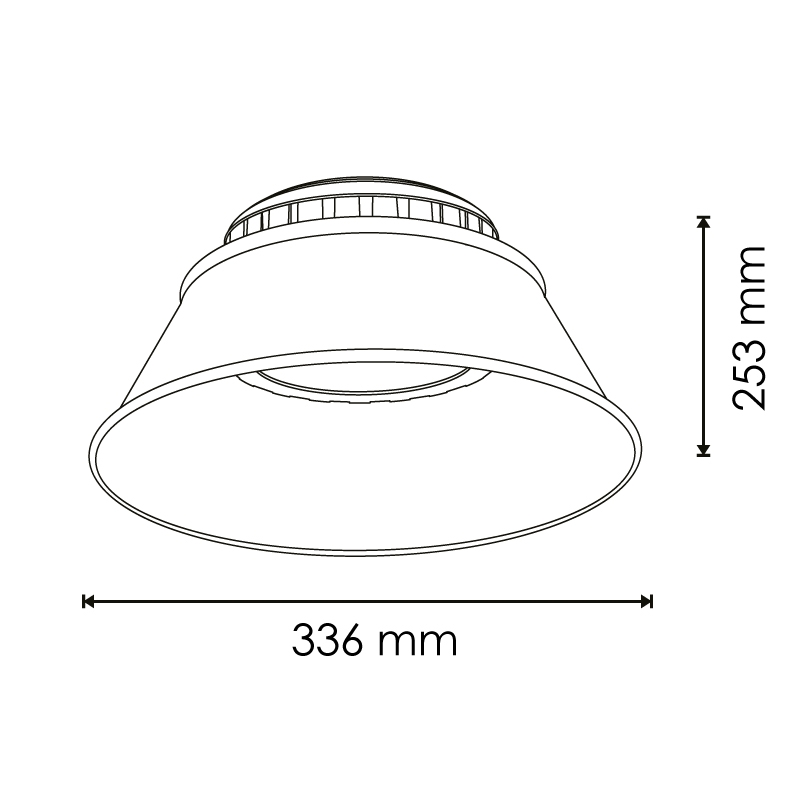 Campânula LED Infinity 200W 6000K - Image 2