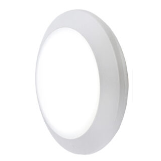 Aplique BERTA 1xE27 IP66 Alt.8xD.27,5cm resina branca