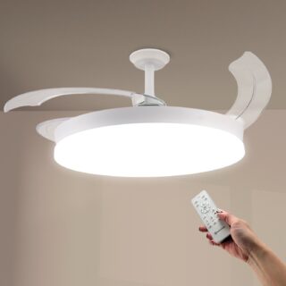 Ventoinha de Teto LED White Guadix ø107 Cm