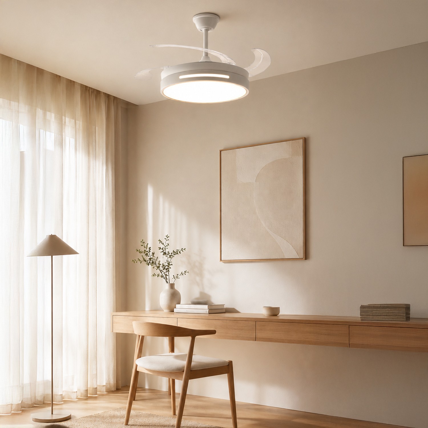 Ventoinha de Teto LED White Smart ø108 Cm CCT - Image 3