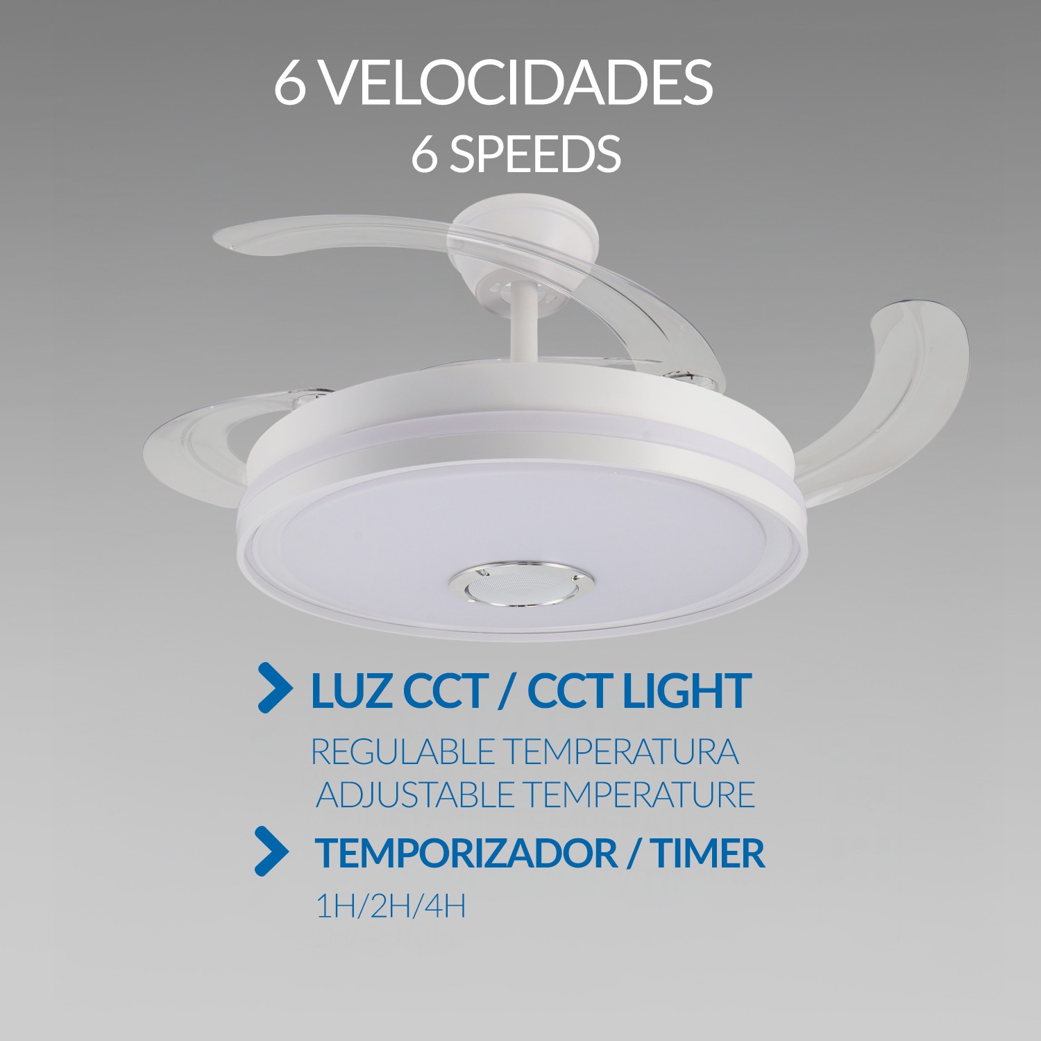 Ventoinha de Teto LED Party Smart ø106 Cm RGB+CCT - Image 4