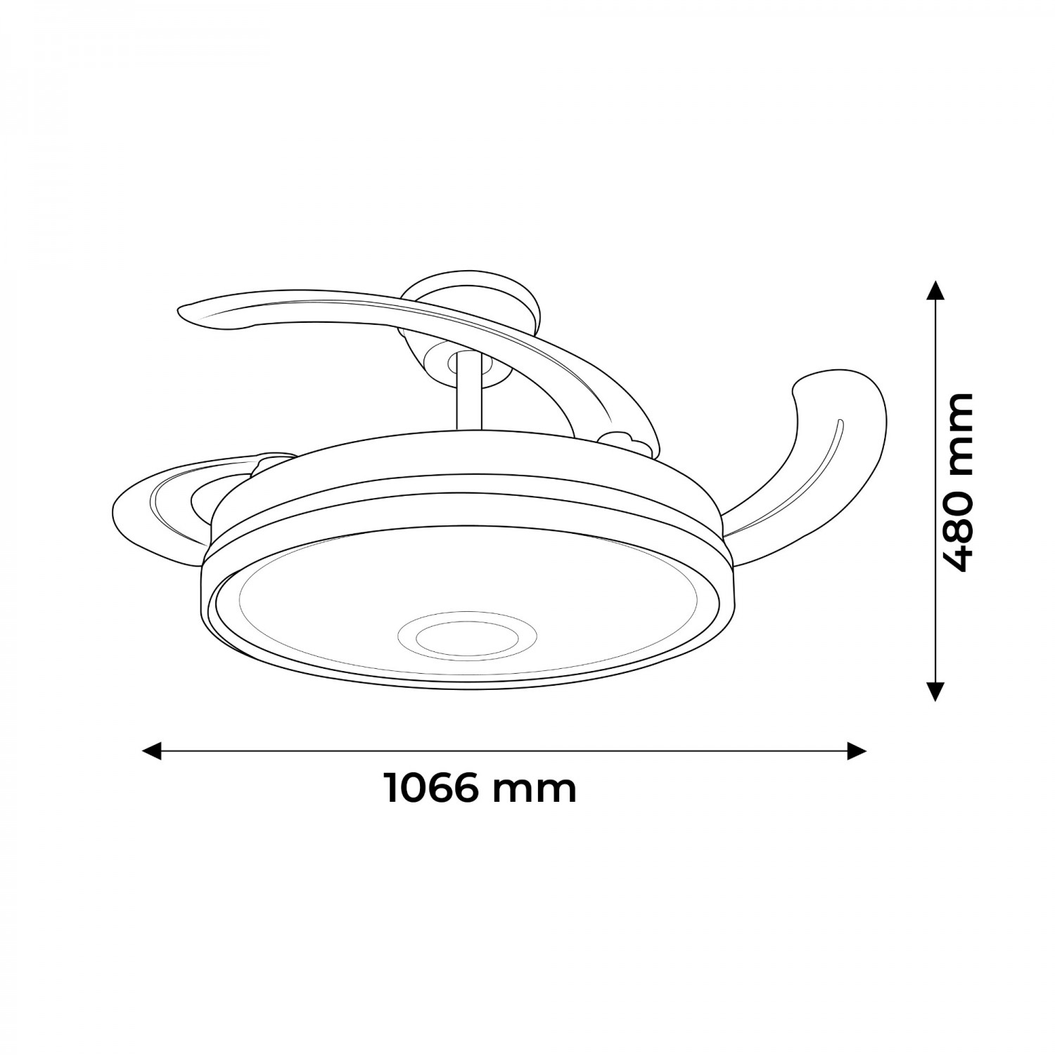 Ventoinha de Teto LED Party Smart ø106 Cm RGB+CCT - Image 2