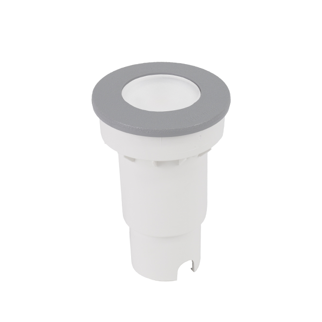 Foco de encastrar solo CECI 1xGU10 6W botão CCT (2cores) IP67 Alt.12,7xD.9,2cm resina cinza - Image 2
