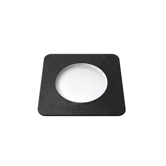 Aplique/Foco de encastrar CECI quadrado 1xGU10 4,8W 2CCT IP66 C.9,2xL.9,2xAlt.12,7cm resina preta