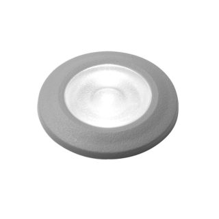 Aplique/Foco de encastrar ALDO redondo 1xG9 1,7W 3000K IP67 Alt.11xD.5cm resina cinza