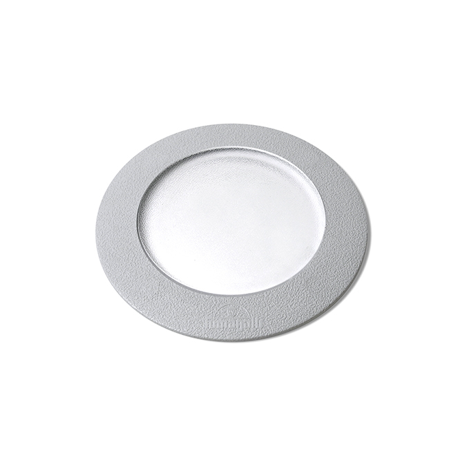 Foco de encastrar solo CECI 1xGX53 10W botão CCT (3cores) IP67 Alt.11,1xD.16cm resina cinza