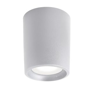 Foco LIVIA 1xE27 30W botão CCT (2cores) IP55 Alt.22xD.18cm resina branca