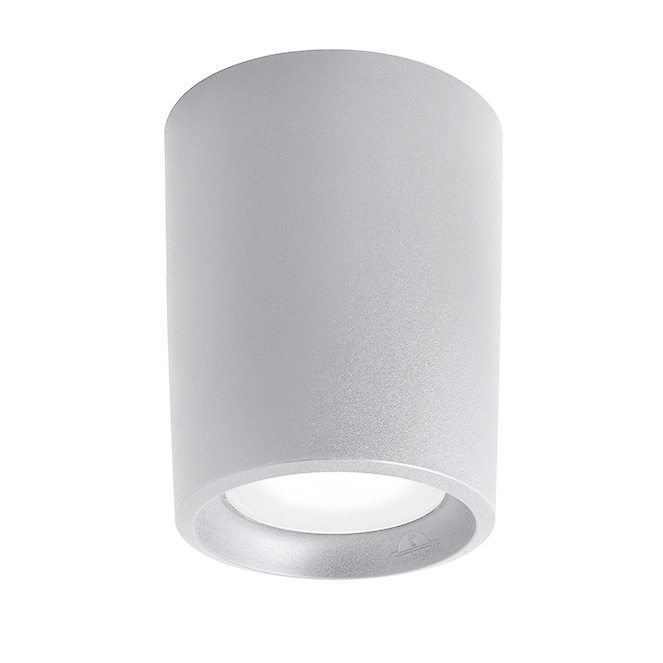 Foco LIVIA 1xE27 30W botão CCT (2cores) IP55 Alt.22xD.18cm resina branca