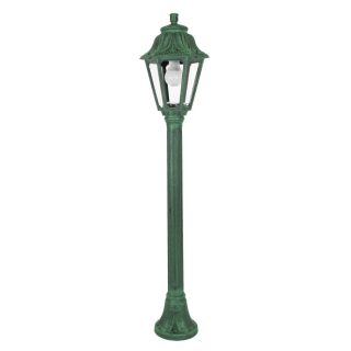 Pilar ANNA 1xE27 8,5W botão CCT (3cores) IP55 Alt.110xD.22cm resina verde
