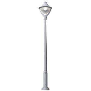 Pilar EKTOR2500 1xE27 50W 3000K 6550lm IP55 Alt.306,5xD.48cm resina cinza