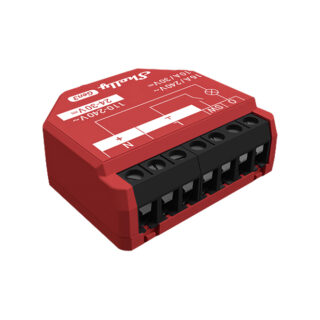Shelly 1PM Gen3 — Relé 1 canal (ON/OFF) 16A com Medição de Consumo Wi-Fi + Bluetooth