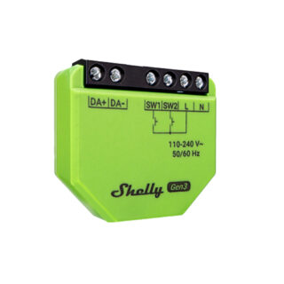 Shelly Dimmer Gen3 — Regulador de Intensidade luz com Medição de Consumo Wi-Fi + Bluetooth