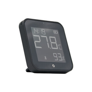 Shelly H&T Gen3 Preto Mate — Sensor de Temperatura e Humidade, Wi-Fi + Bluetooth