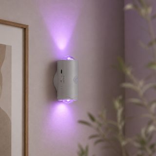 Aplique LED White Com Sensor Colours Rgb Sem Fios