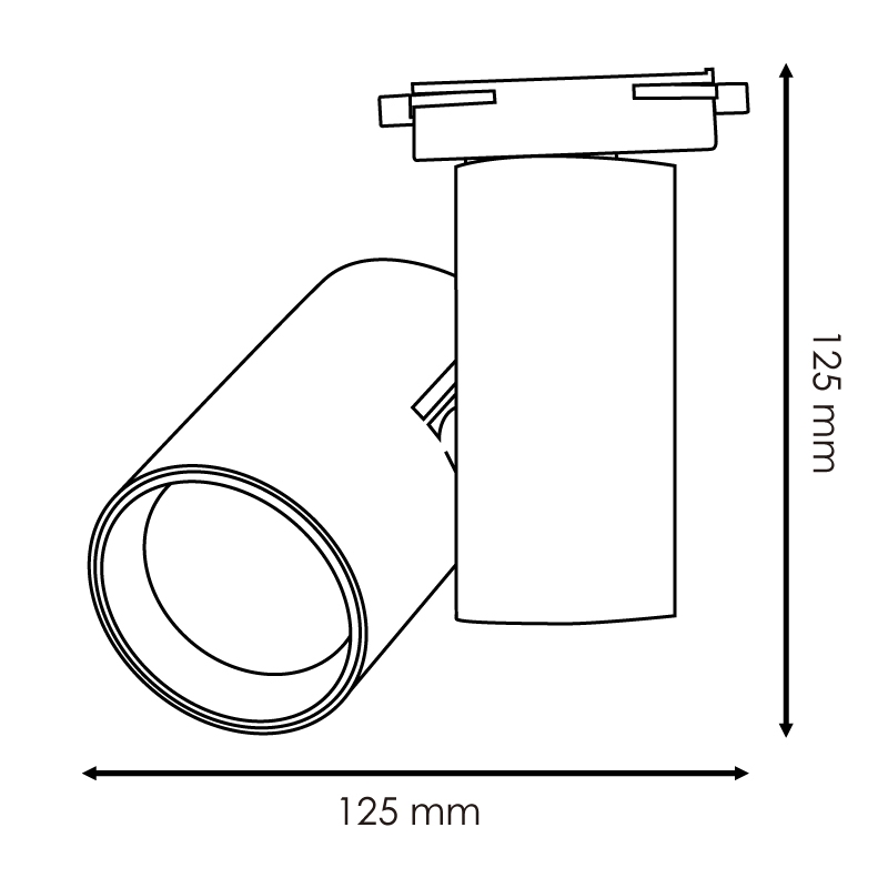 Foco LED Para Calha Branco Bernado 40W Monofásico - 4500K - Image 2