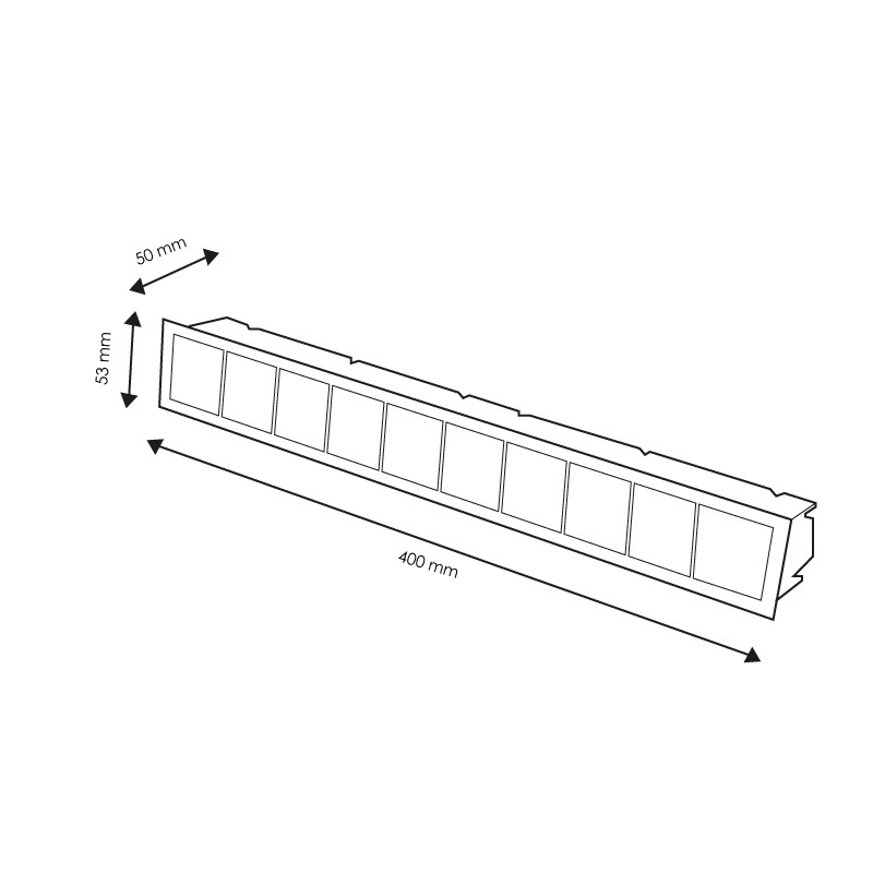 Foco LED Linear Viena 40W (UGR17) - 4500K - Image 2